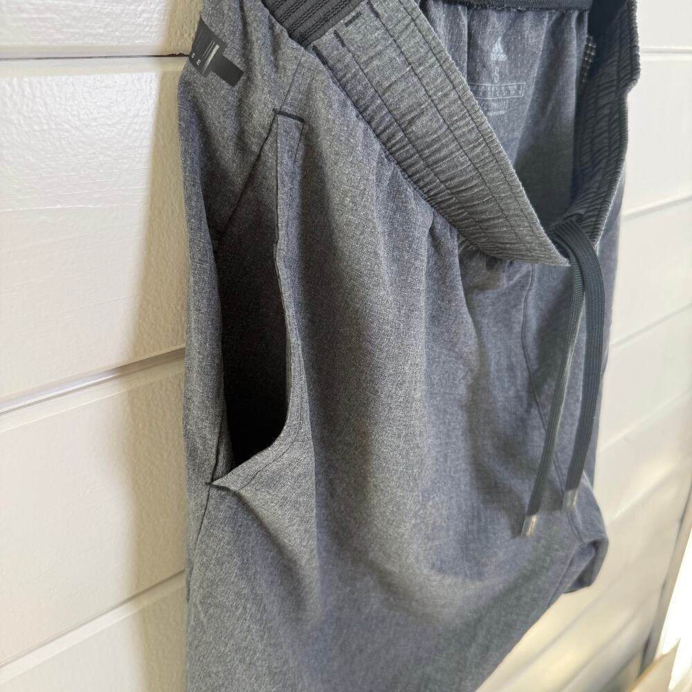 Adidas Climalite Athletic Shorts Mens Small Gray Drawstring Workout‎ Athleisure - Picture 7 of 7